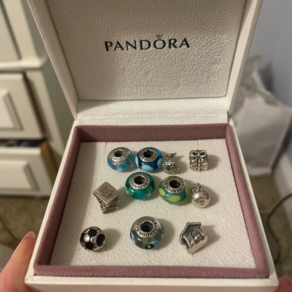 Pandora charm bracelet charms